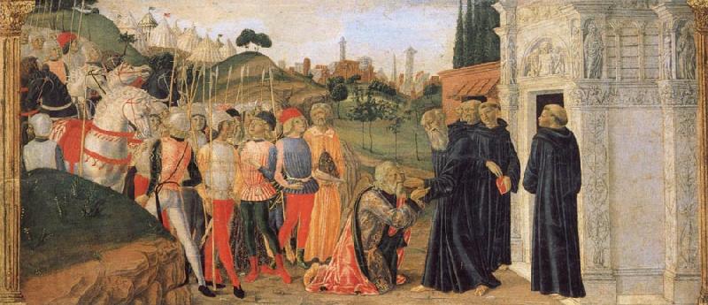 Francesco di Giorgio Martini Three Stories from the Life of St.Benedict Norge oil painting art